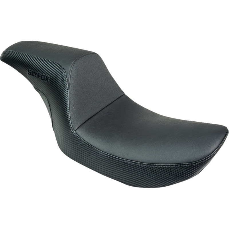 Drifter Seat - 11in. Front 5-1/2in. Rear - Smooth Vinyl w/ Black Logo