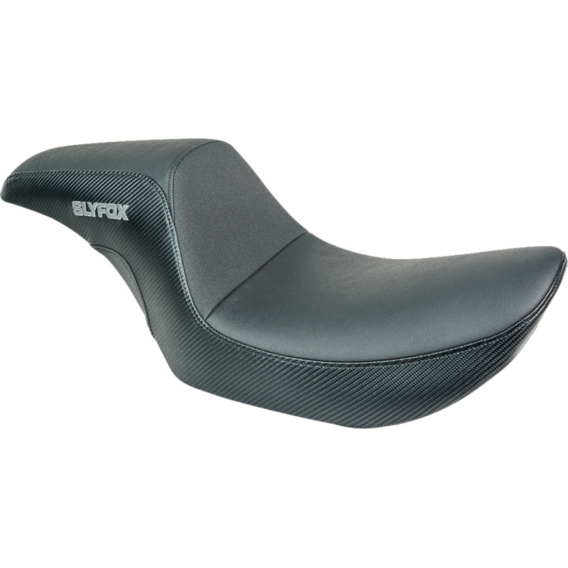 Drifter Seat - 11in. Front 5-1/2in. Rear - Smooth Vinyl w/ Gray Logo