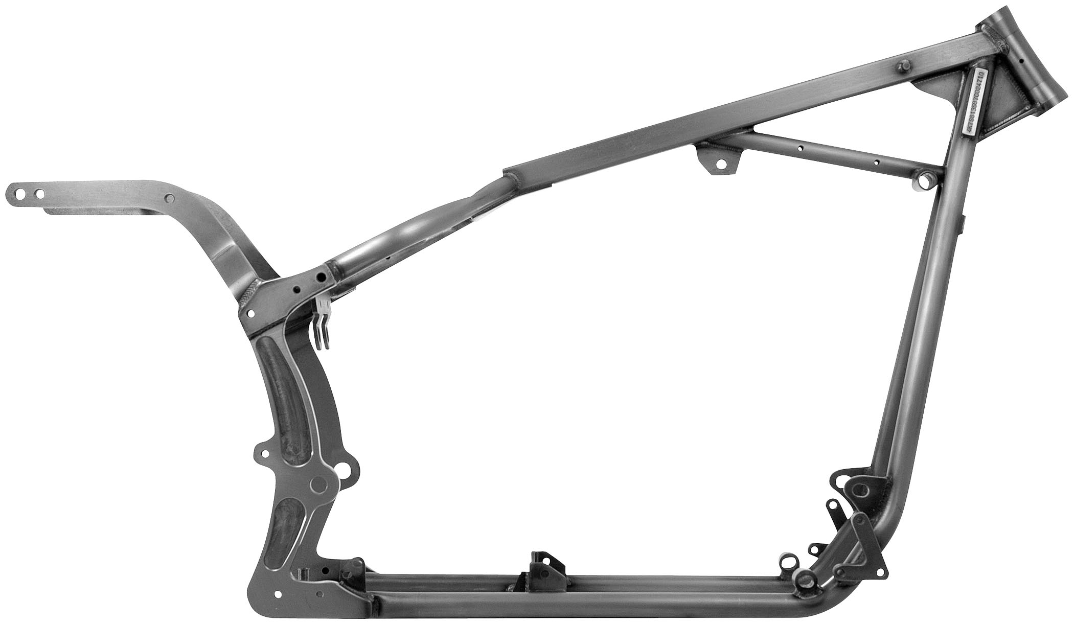 TC-B Softail-Style Frame - 1 1/4in Tubing, Stock Width