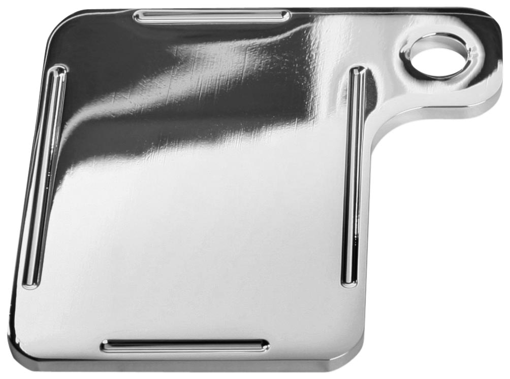 Inspection Sticker Plate - Chrome Ball Milled (Texas/Maryland Tags)