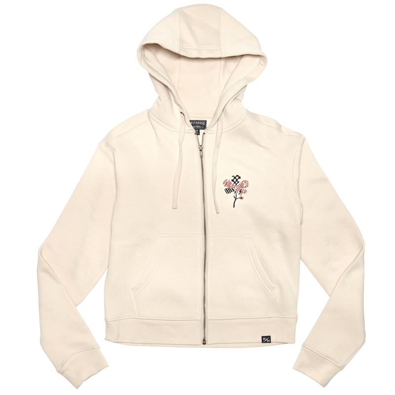 Garden Party Zip-Up Womens Hoodie