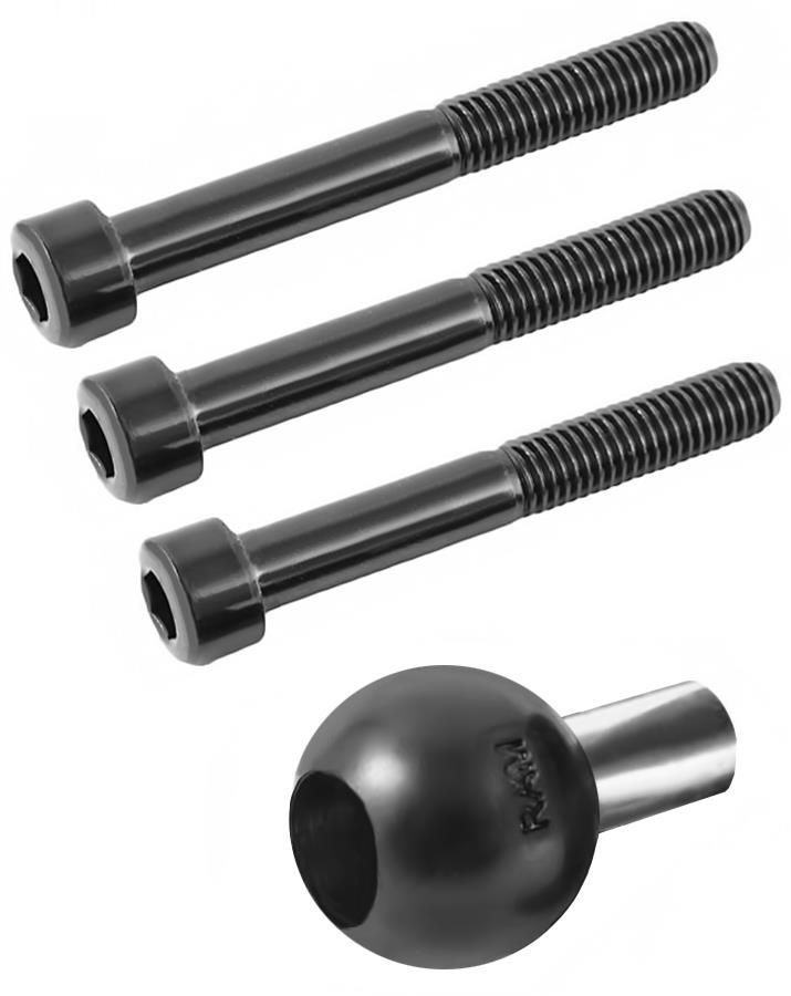 RAM Motorcycle Handlebar Clamp Base with M8 Screws