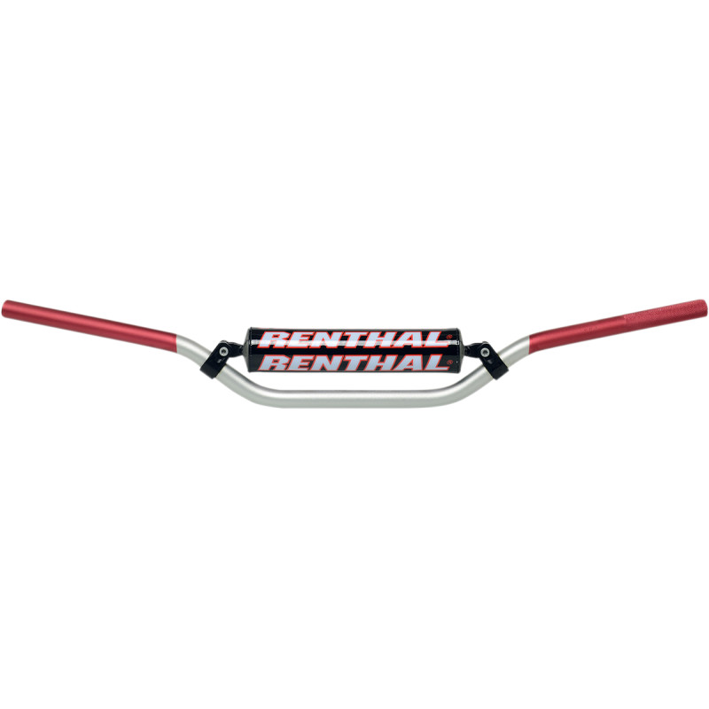7/8in. Handlebar - RC/OEM Honda and Kawasaki Bend - Silver/Red