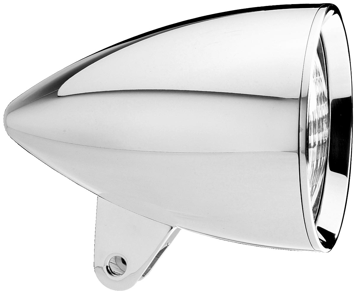 4 1/2in. Concours Rocket Headlight - Chrome