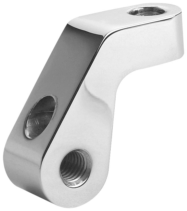 Headlight Extended Mount - 1 1/4in Forward Offset, 7/8in Drop with a 3/8in Through Top Hole