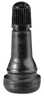 Rubber Valve Stems - TR413 Straight Industry (pack of 6)