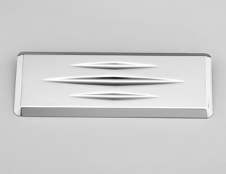 Billet Upper Countershaft Cover Trim - Fluted Design