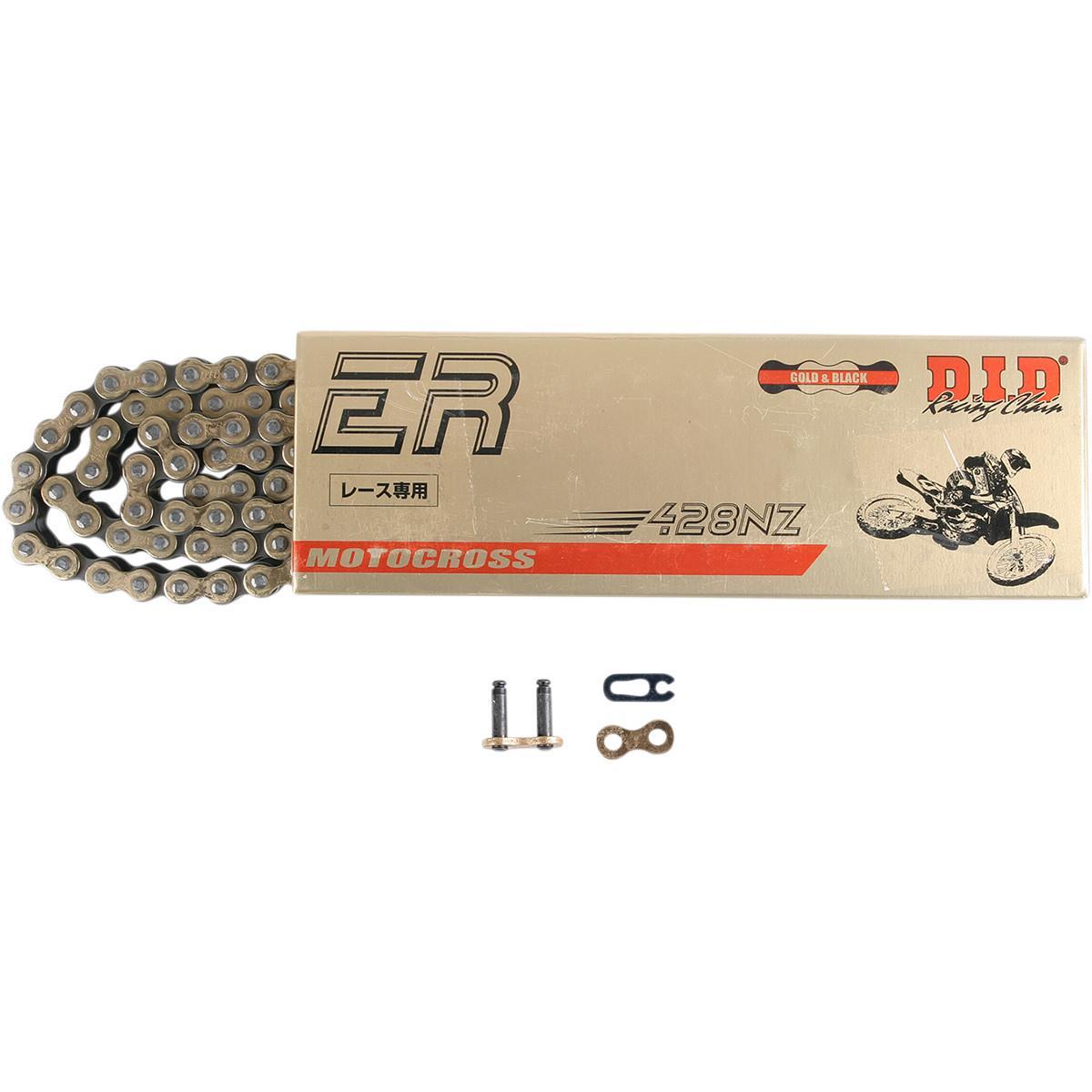 428 NZ Super Non O-Ring Chain - 120 Links - Gold/Black