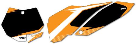 Graphic Number Plate Backgrounds - Black