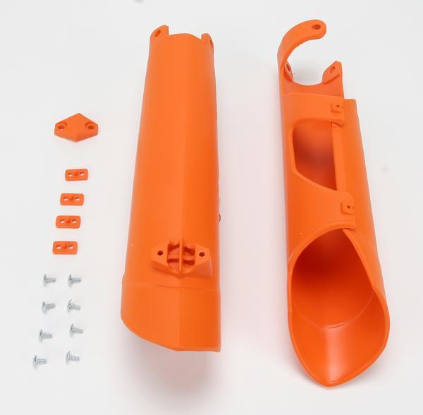Fork Slider Protectors - 98-12 KTM Orange
