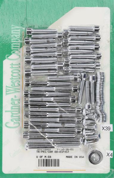 Side Cover Chrome Steel Socket-Head Bolt Kit