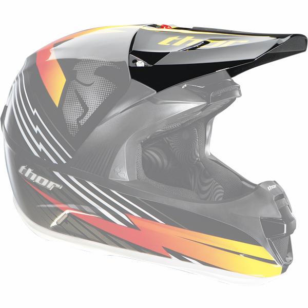 Helmet Visor Kit for Force 2011 - Live Wire Red