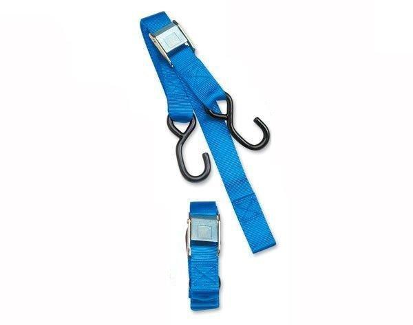 Heavy Duty Cam Buckle Tie-Down with Built-In Assist - Blue