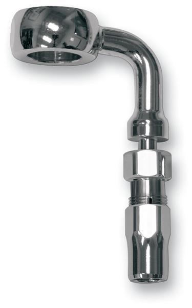 Build Your Own Brake Line - 7/16in. 180 Degrees Black Chrome Banjo w/ Stainless Fittings