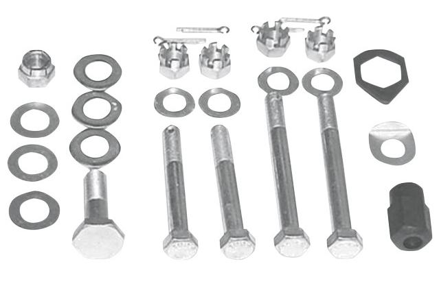 Upper and Lower Motor Mount Kit - Cadmium