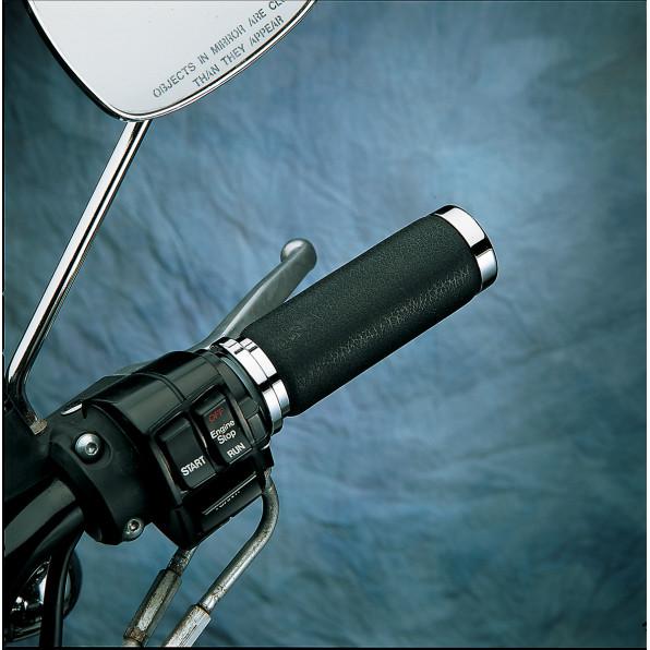 Textured Black Rubber Grips