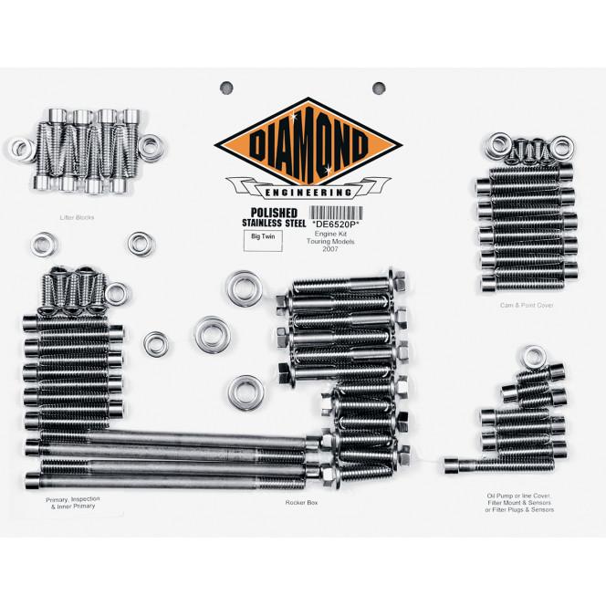 OEM-Style Polished Stainless Engine Kit