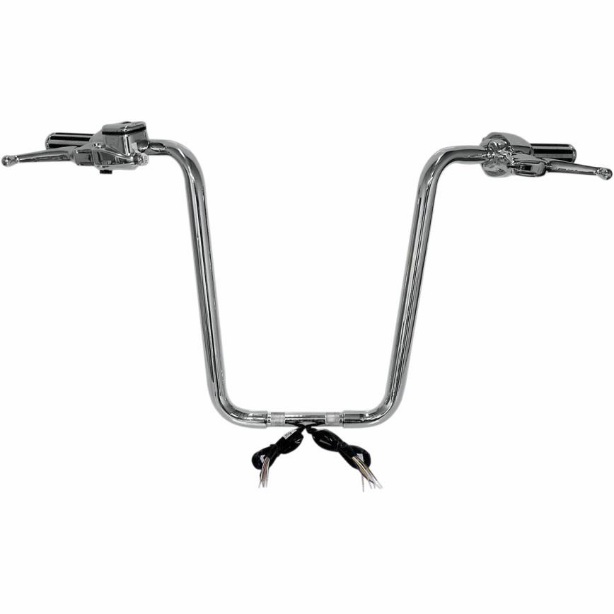 1-1/4in. Preassembled Standard Ape Hanger Handlebar Kit - 17in. - Chrome