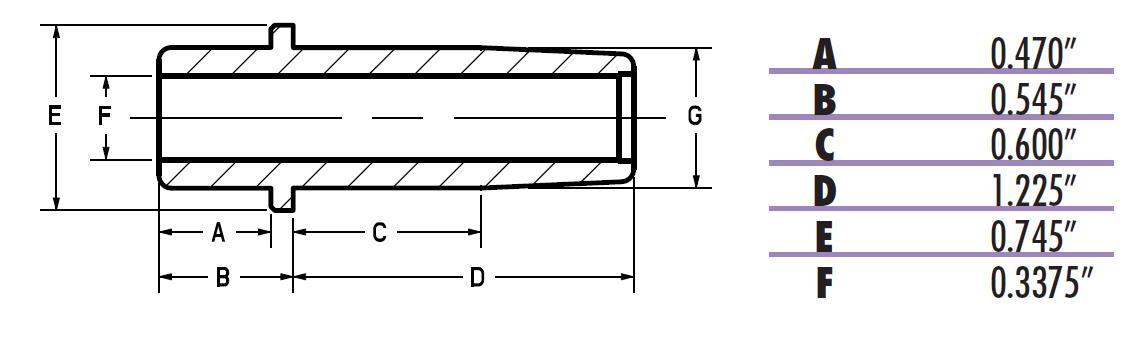 Bronze Exhaust Valve Guide - Standard (.5650in.)