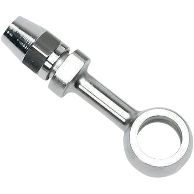 Renegade Universal Adapter Fitting - 7/16in Banjo x #3 Male with 45 Degree Bend