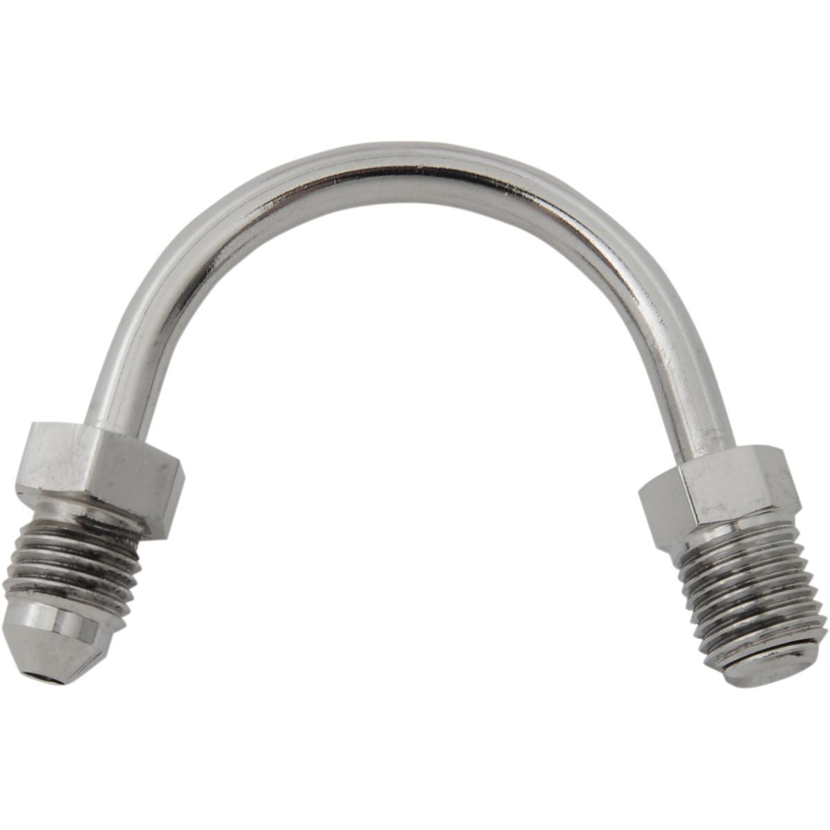 Cycleflex Universal Brake Line Fitting - Tube, 3/8in.-24 Inverted Flare - #3 Male/150 Degree Bend