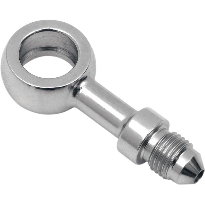 Universal Straight Banjo Fitting - 12mm - Chrome