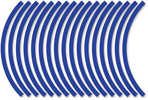 Sport Bike Wheel Trim Decal Kit - Blue