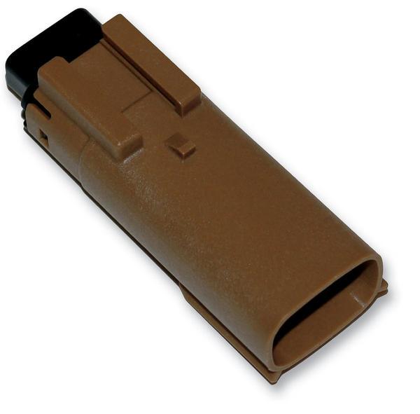 Molex MX 150 Male Connector - 3-Pin - Brown