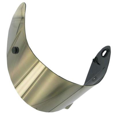 Anti- Scratch Shield with Tear-Off Posts for GP-Tech Helmets - Iridium Gold