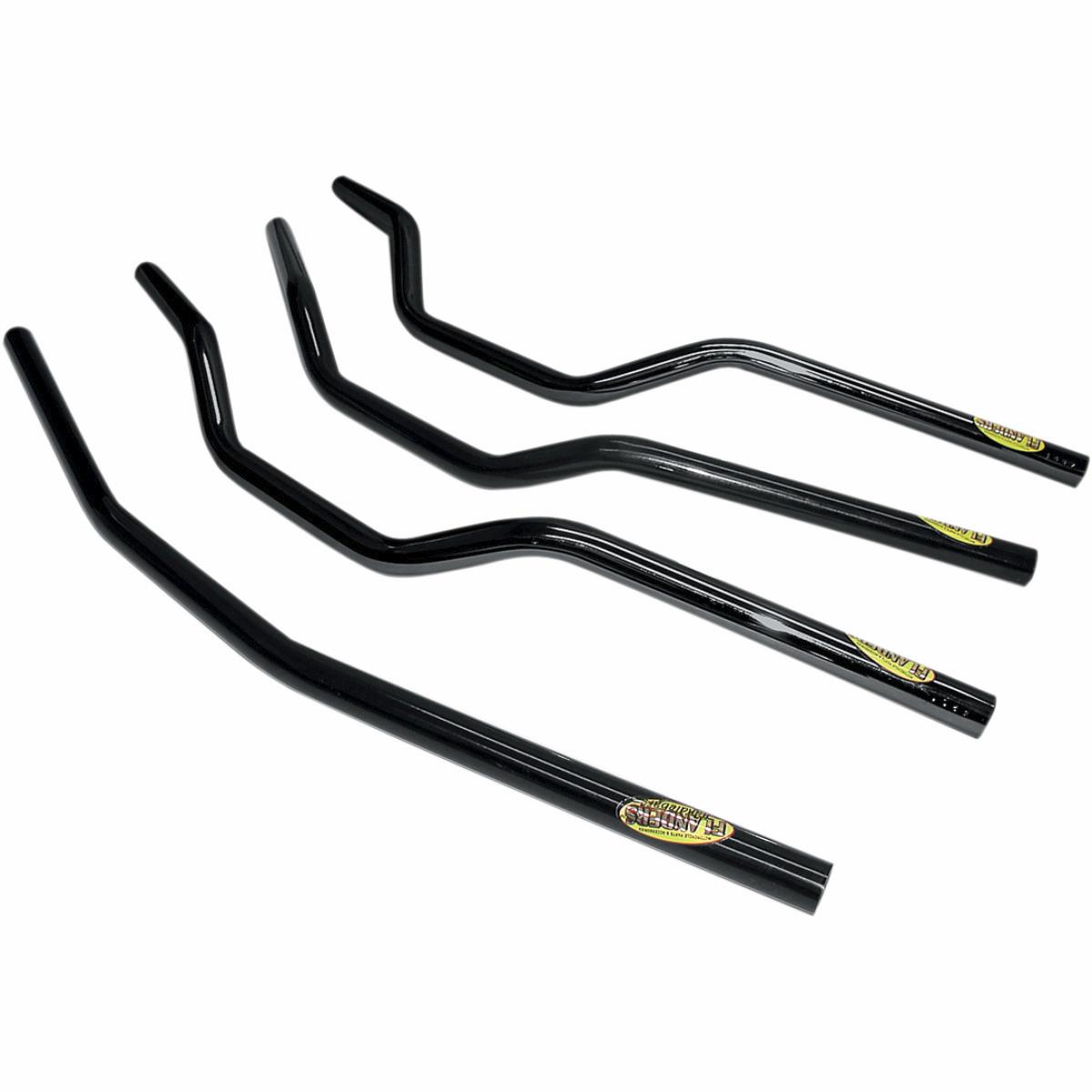 7/8in. Superbike Cafe Style Handlebar - Black