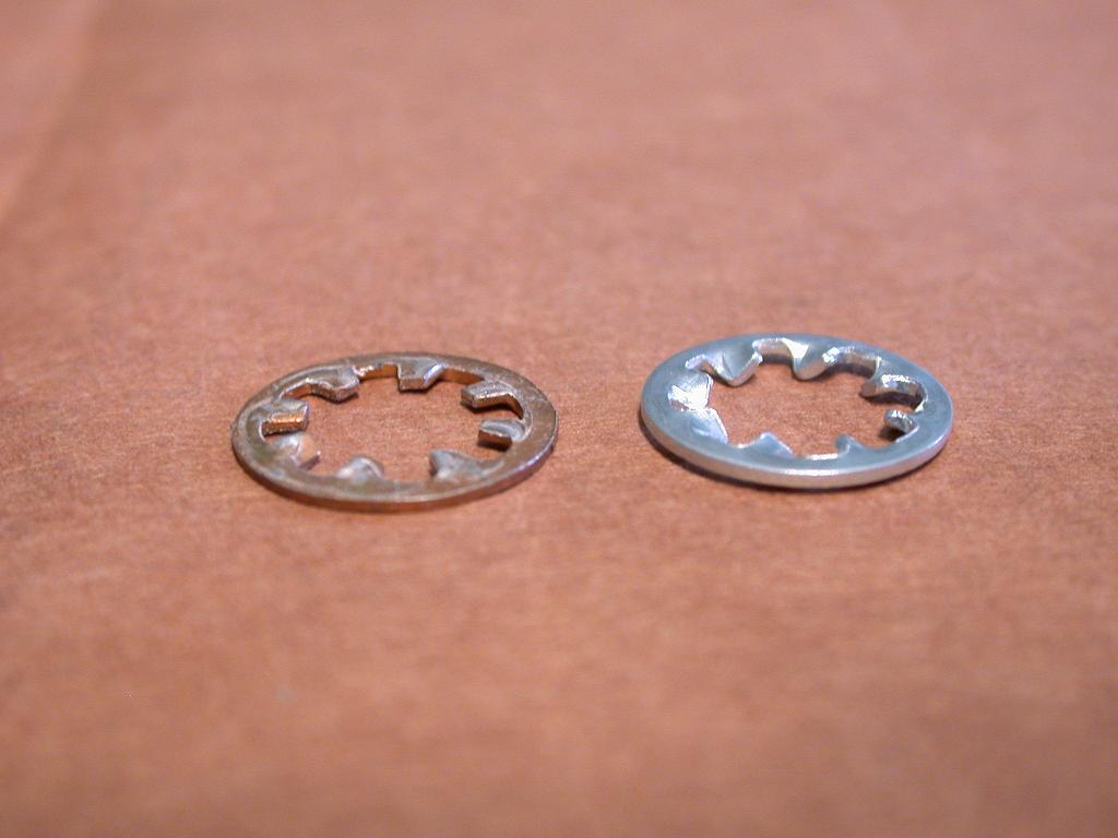 Chrome Inside Star Washers - #10 - 3/16in.