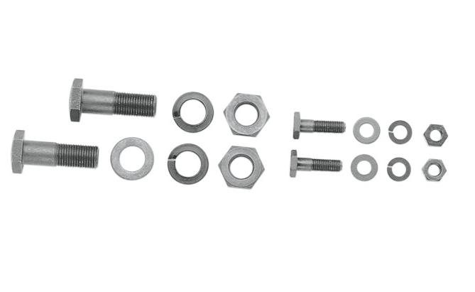 Rear Crash Bar Mounting Kit - Chrome