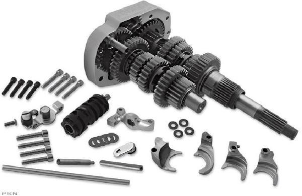 6-Speed Gear Set for Evolution Big Twin Models - 3.24 First/.80 Sixth