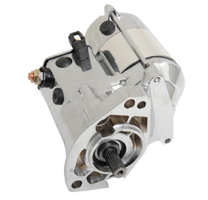 Starter Motor - 1.4kW - Polished/Chrome