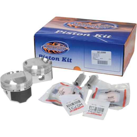 Big Bore Piston Kit (85in. Domed) - Bore 3.563in. - Stroke 4.25in. - 10.5:1 Compression