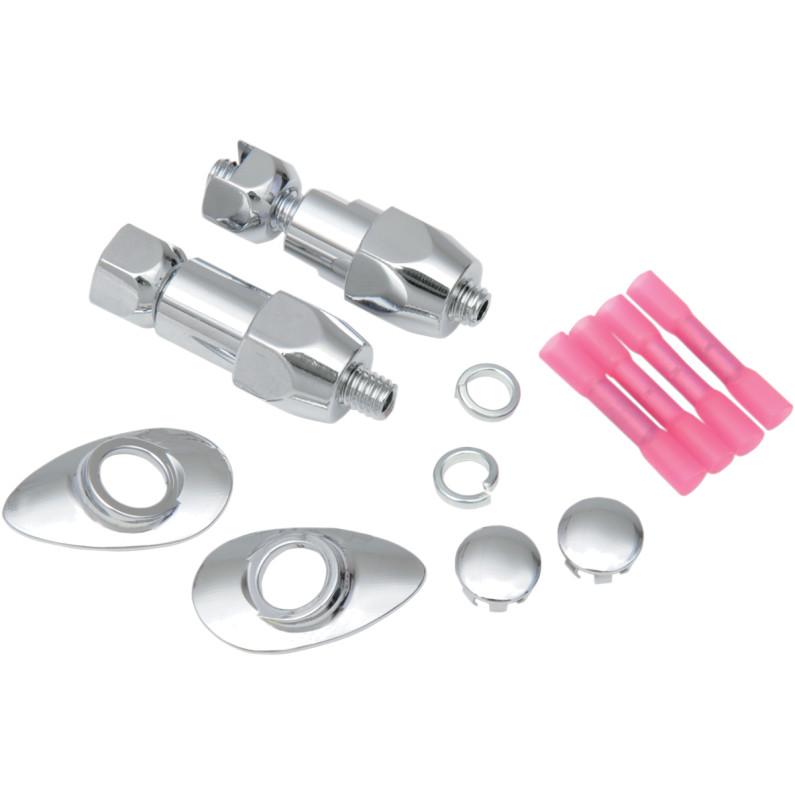 Chrome Rear Turn Signal Relocation Kit