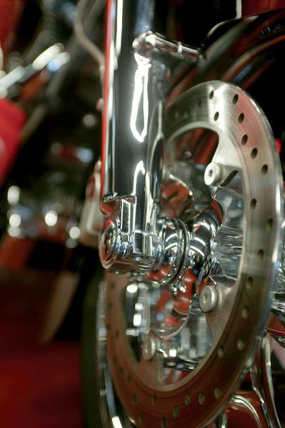 Lower Fork Leg/Axle Caps - Chrome