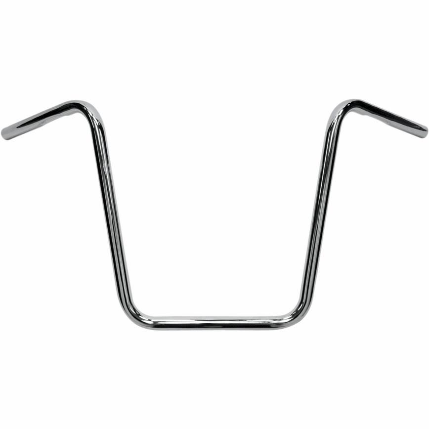 1in. Ape Hanger Handlebar - 18in. - Dimpled - Chrome