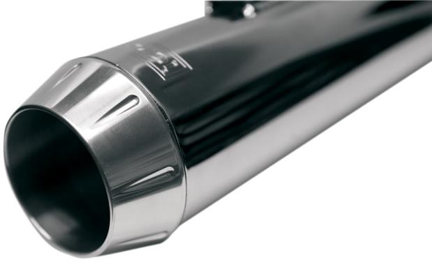 Polished Billet End Cap with 1/2in. Lip for Short Mufflers