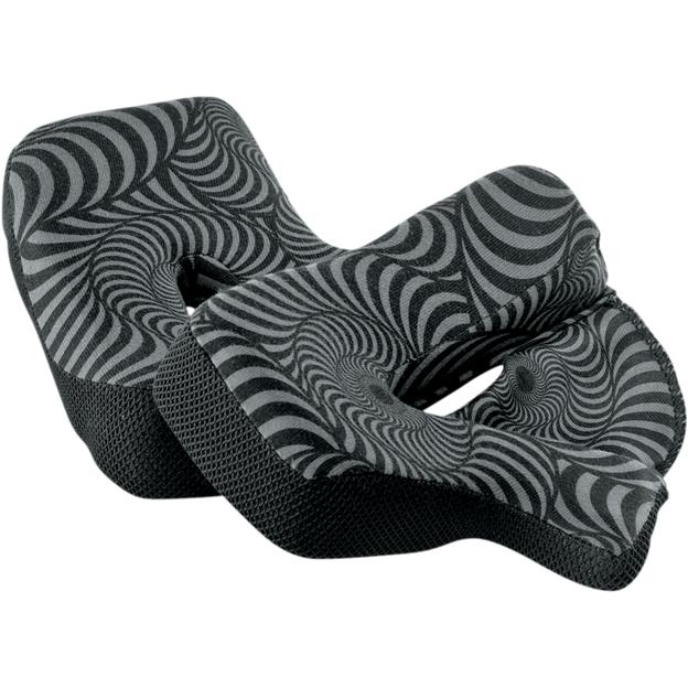 Helmet Cheek Pads for Force 2 - Black - XS/Md (40mm)