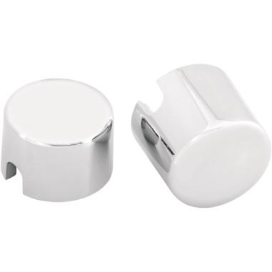 Chrome Axle Caps - Rear