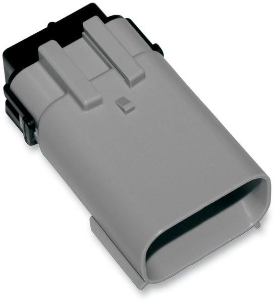 Molex MX 150 Male Connector - 12-Pin - Gray
