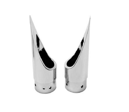 Family Jewel Exhaust Tips - Scalloped