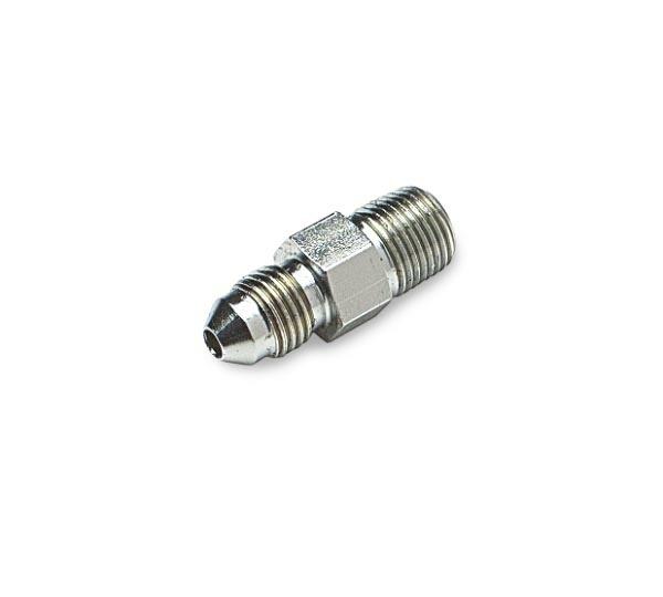 Universal Tube Adapter - (-3) to 1/8in. NPT - Chrome