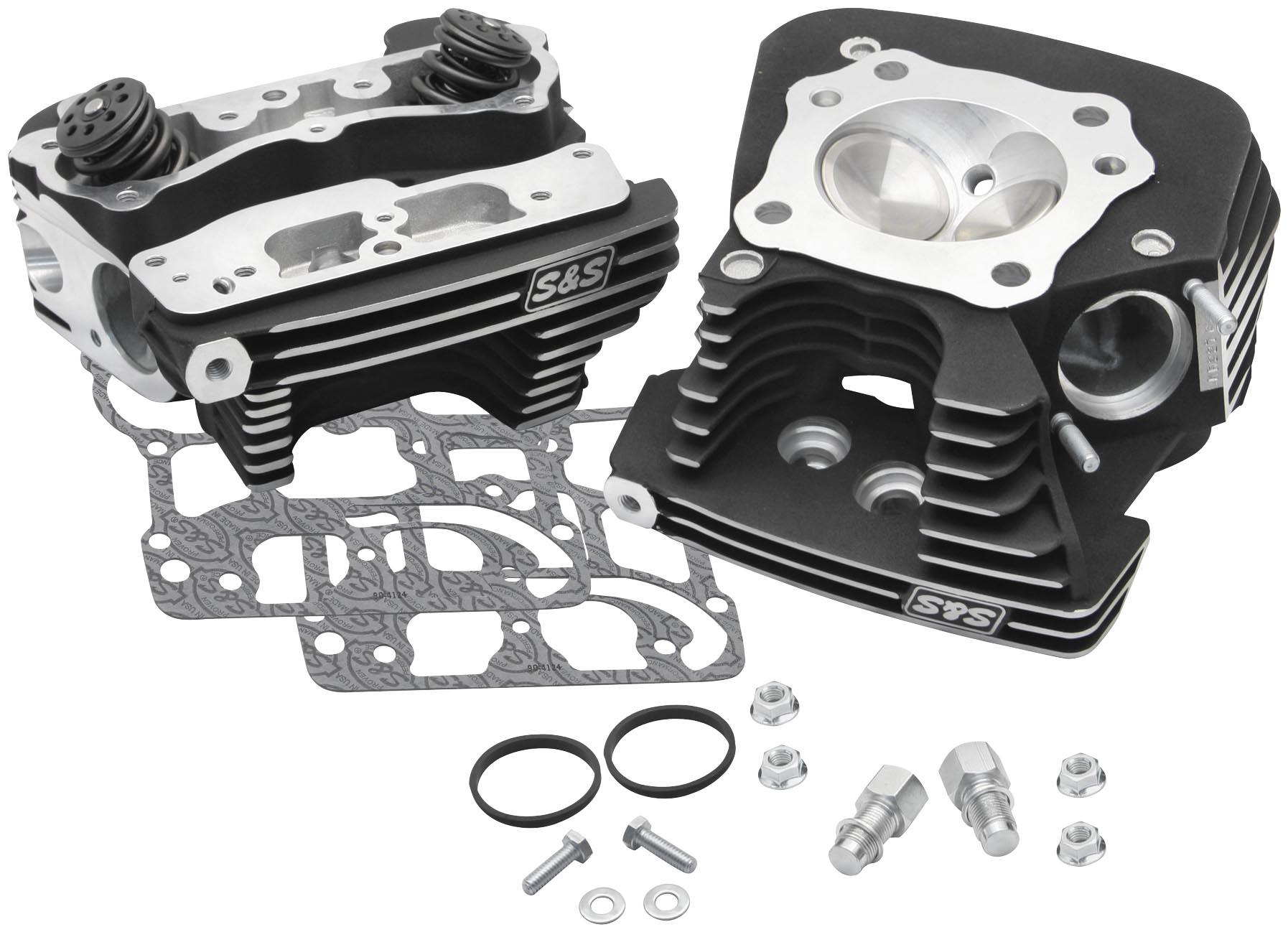 Super Stock 79cc Cylinder Head Kit - .640in. Lift Springs - Winkle Black
