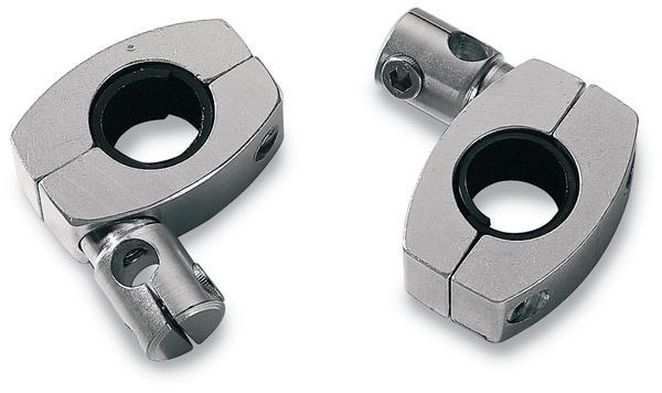 Custom Handlebar Clamp Assembly - 1 1/4in with 3/8in Rod Holders