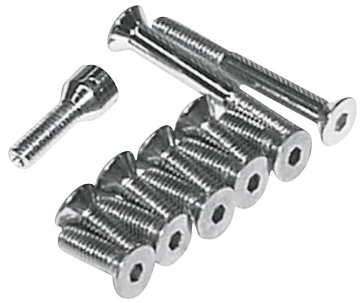 Transmission Top Cover Screw Kit - Allen Style - Chrome