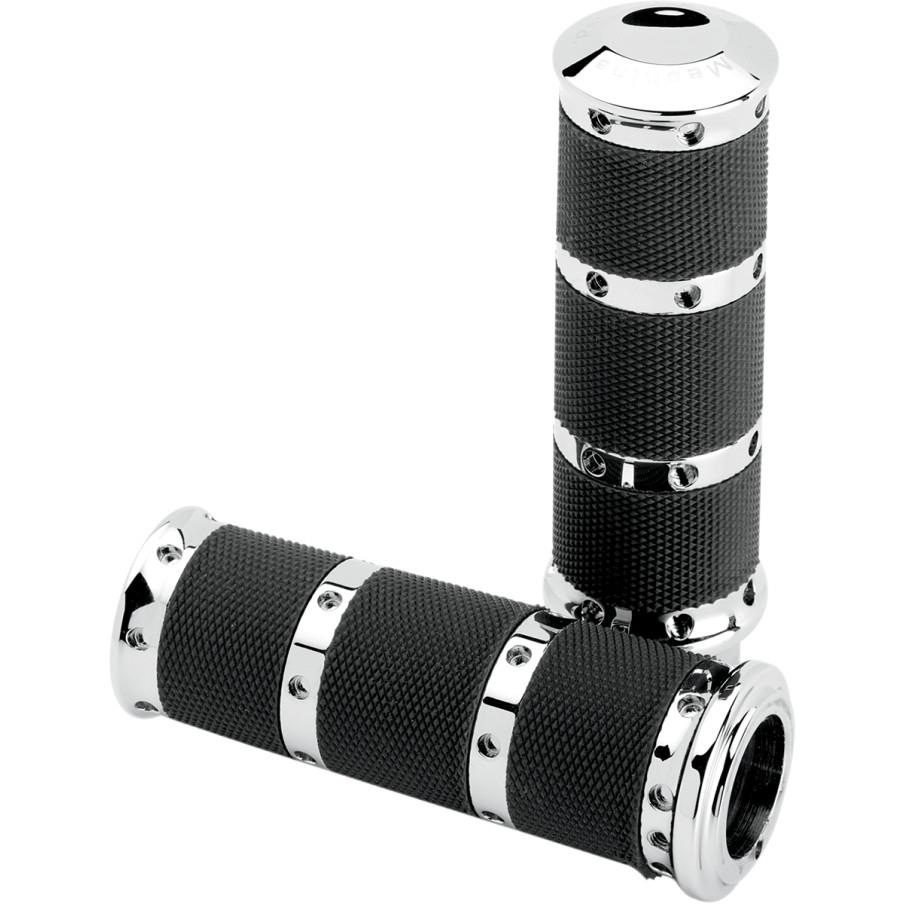 Contour Renthal Wrapped Grips - X-Large - Chrome