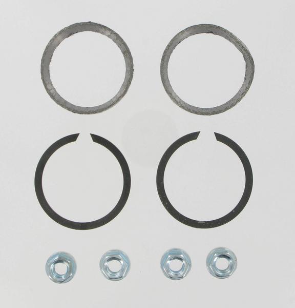 Exhaust Port Gasket Kit - Graphite Wire Gaskets and Heavy-Duty Hex Nuts
