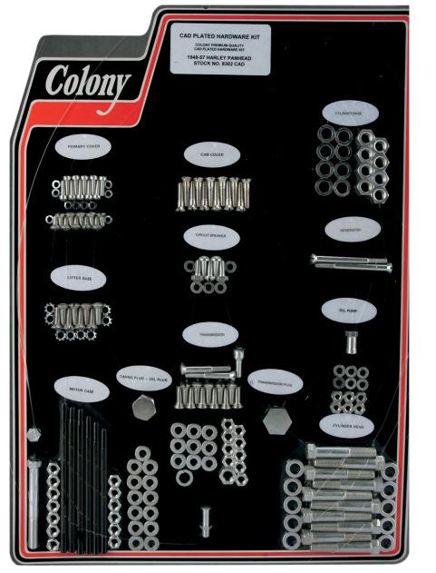 Complete Stock Hardware Kit - Cadmium